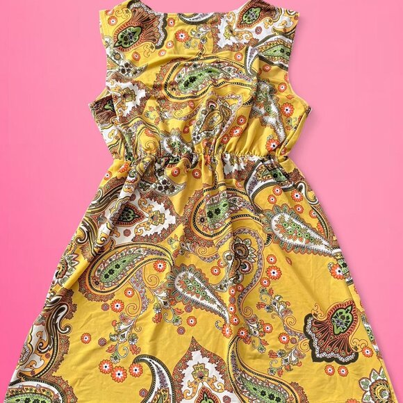 Vintage Y2K Charlotte Russe tunic blouse retro paisley fairycore hippie - Picture 3 of 6